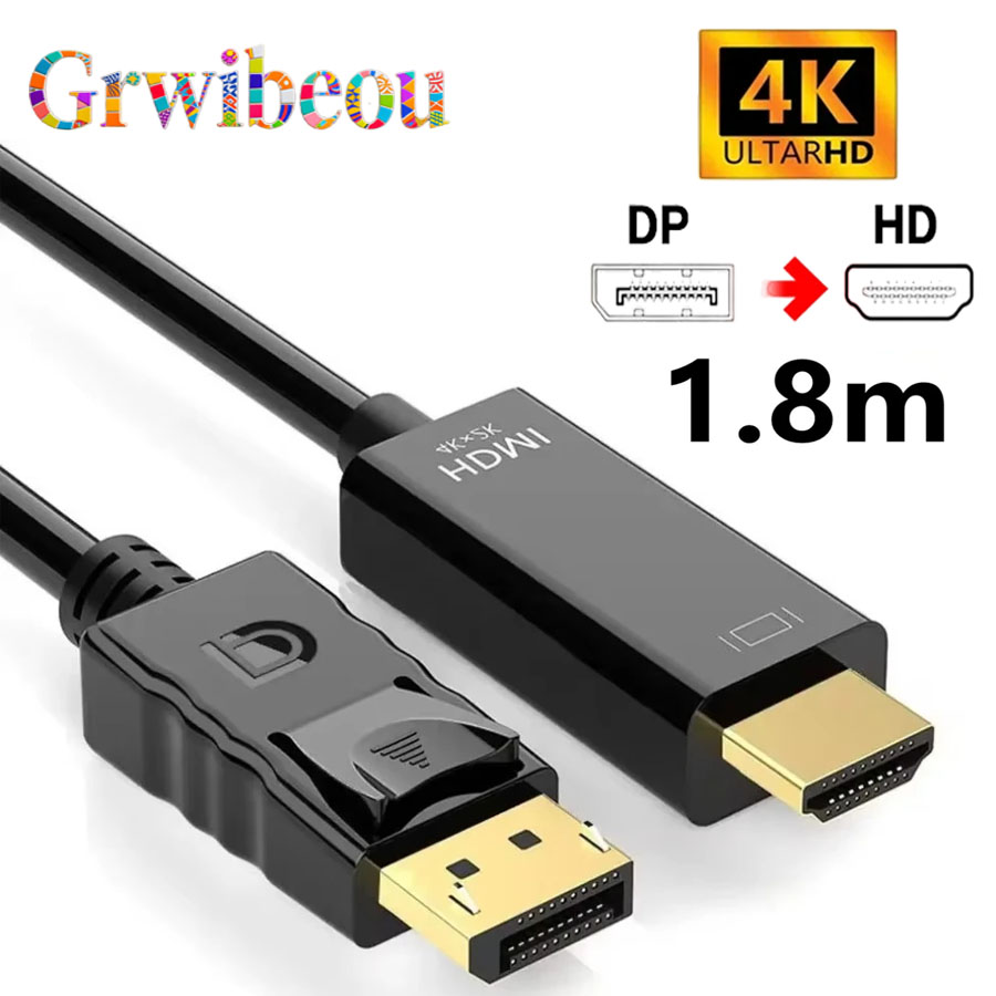 Home Cinema Projector 4K - Adaptateur DisplayPort vers HDMI 4K x