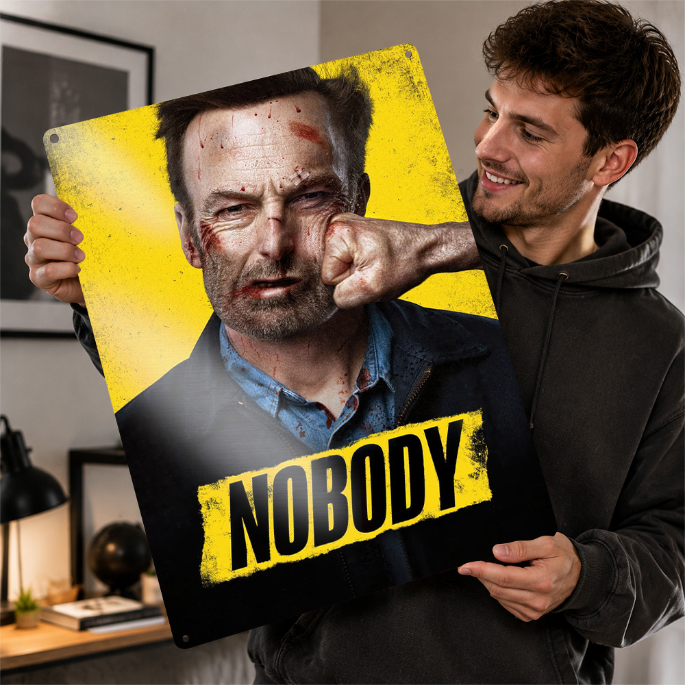 Home Cinema Gifts - Affiche métallique du film Nobody, Art