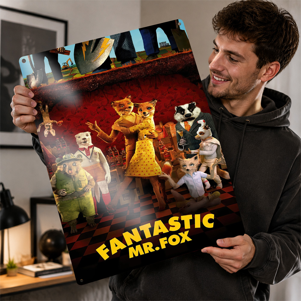Home Cinema Gifts - Affiche de film Fantastique Monsieur Renard,