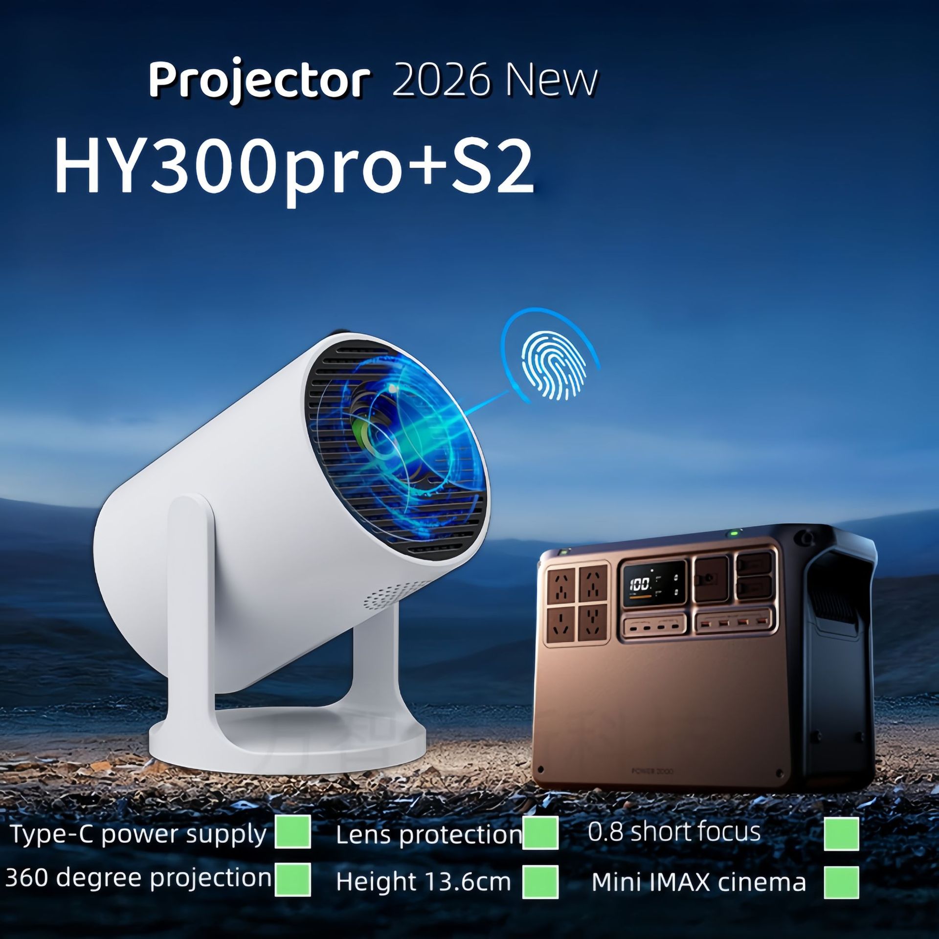 Home Cinema Experience - Projecteur intelligent à ultra courte focale,