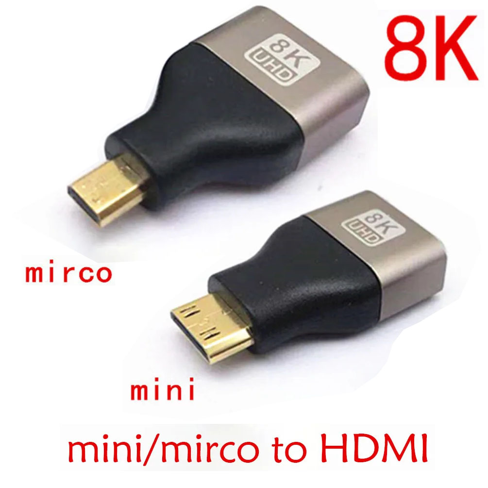 Home Cinema Projector 4K - Adaptateur HDMI Mini Micro vers HDMI