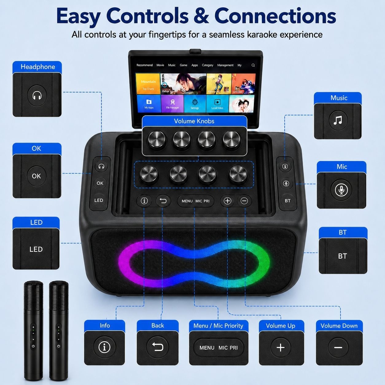 Machine de karaoké portable OE - Home Theater Speaker avis et prix