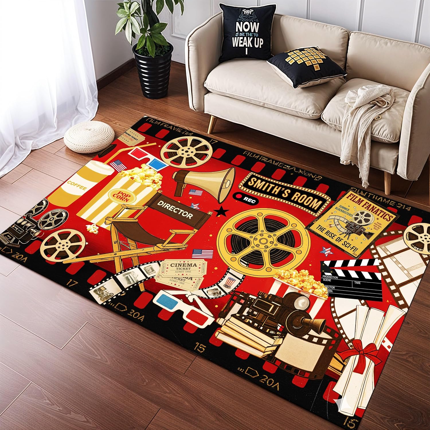 Tapis sur mesure à thème ciném - Home Cinema Night avis et prix