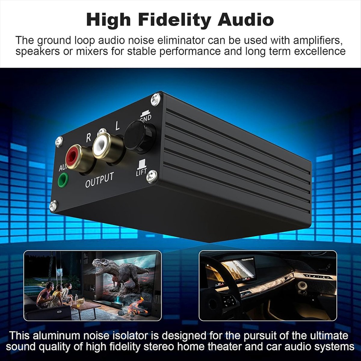 Isolateur audio L63A 2, filtre - Home Cinema Audio System avis et prix