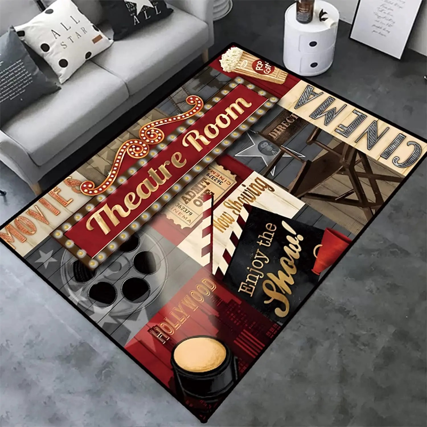 Tapis de cinéma vintage pour s - Home Cinema Night avis et prix