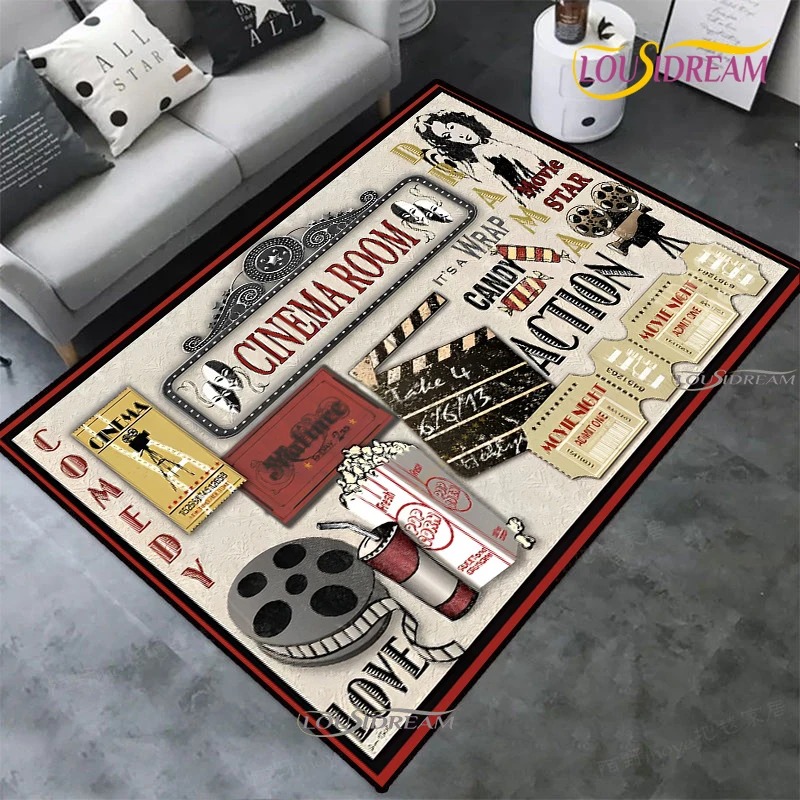 Tapis de cinéma vintage pour s - Home Cinema Night avis et prix