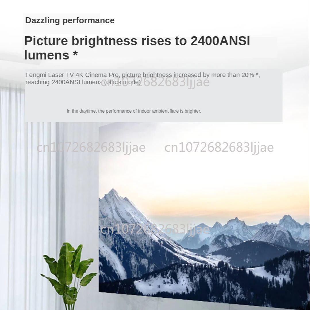 Téléviseur de projection laser - Home Cinema Projector 4K avis et prix