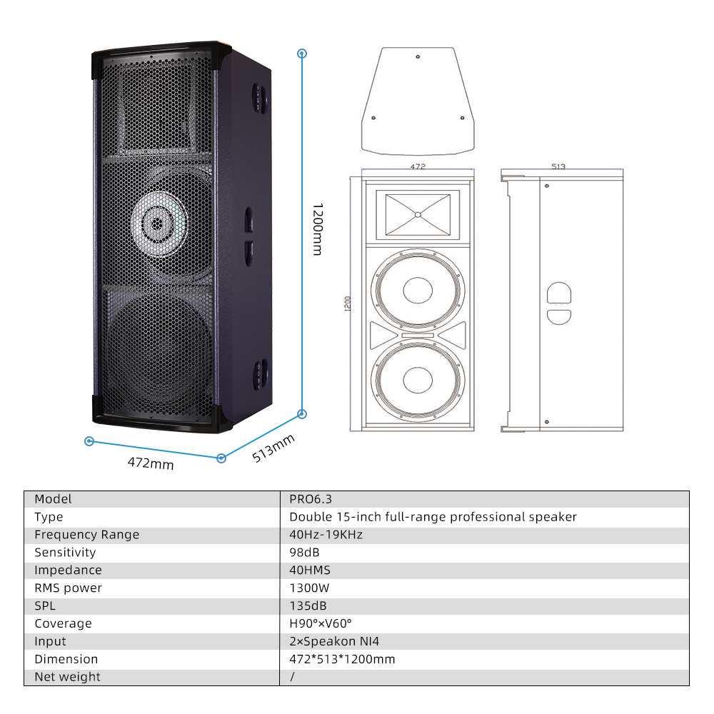 Nouvelle Arrivée Lane PRO6.3 N - Home Theater Speaker avis et prix